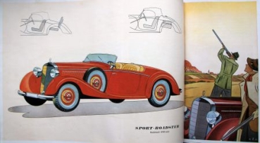 Mercedes-Benz 230 Modelprogram 1937 Carbrochure (3726)